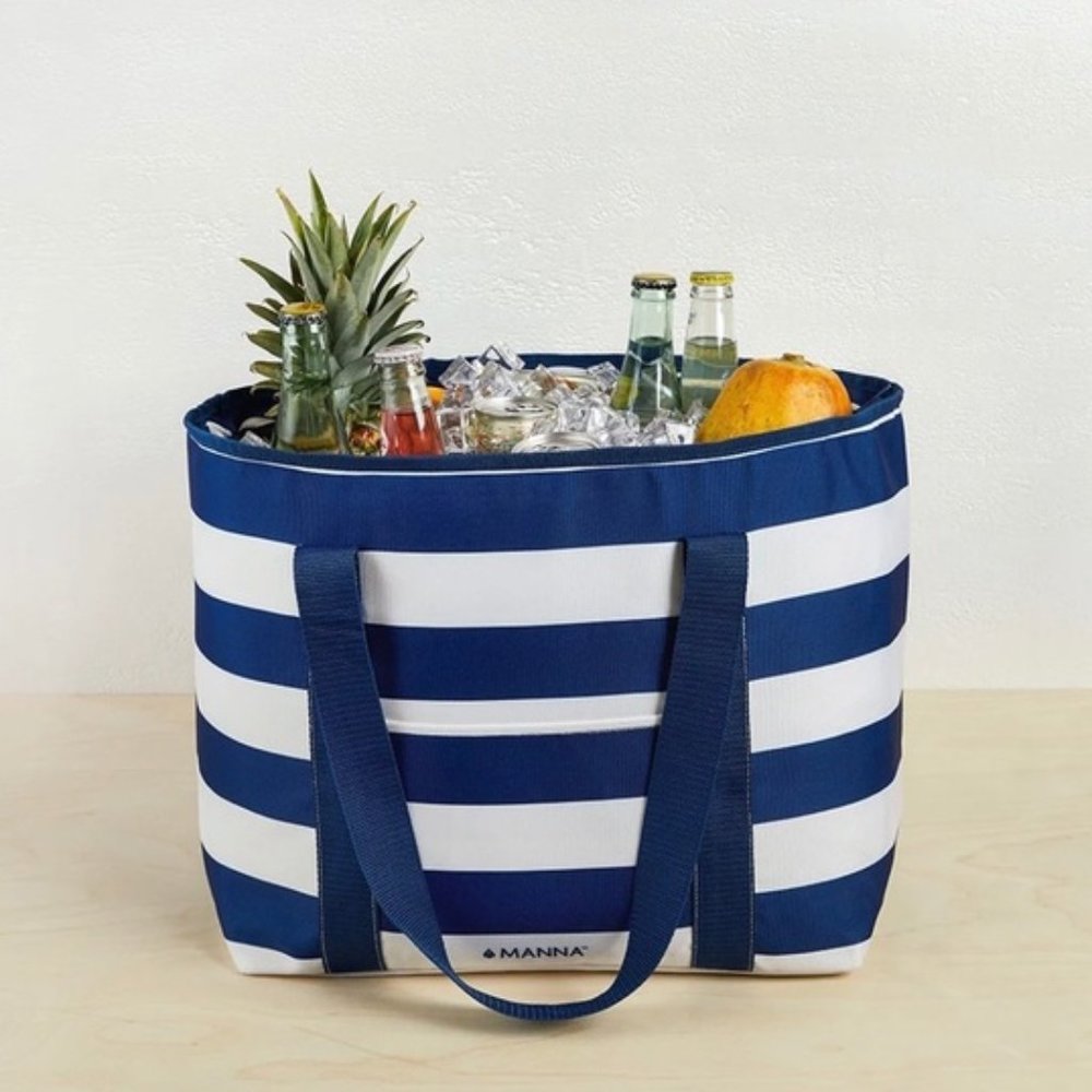 ⭐️ Manna Hydration Nautical Cooler Tote